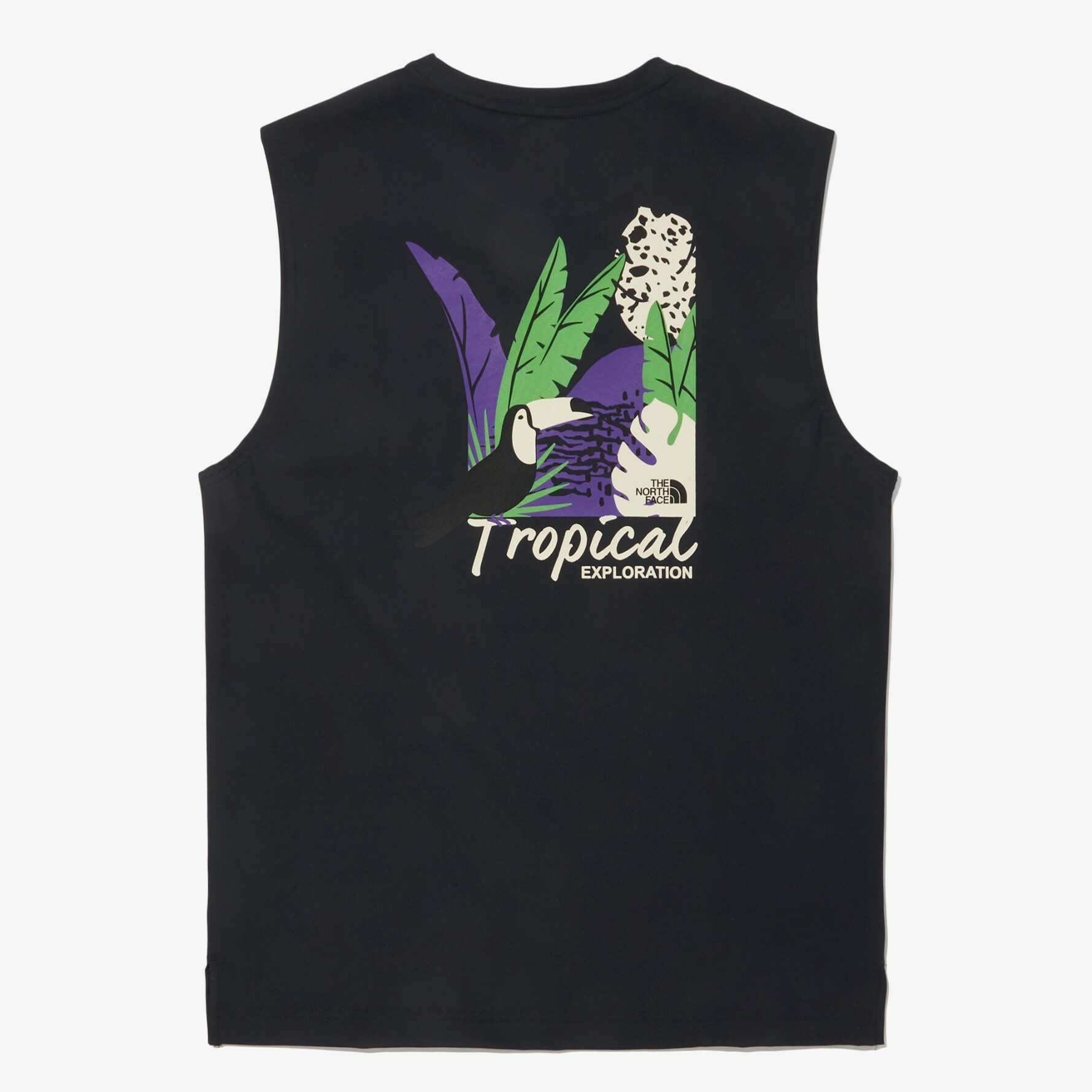 THE NORTH FACE 白標限定 SURFSIDE 衝浪 無袖 運動背心 黑 NT7VN00J