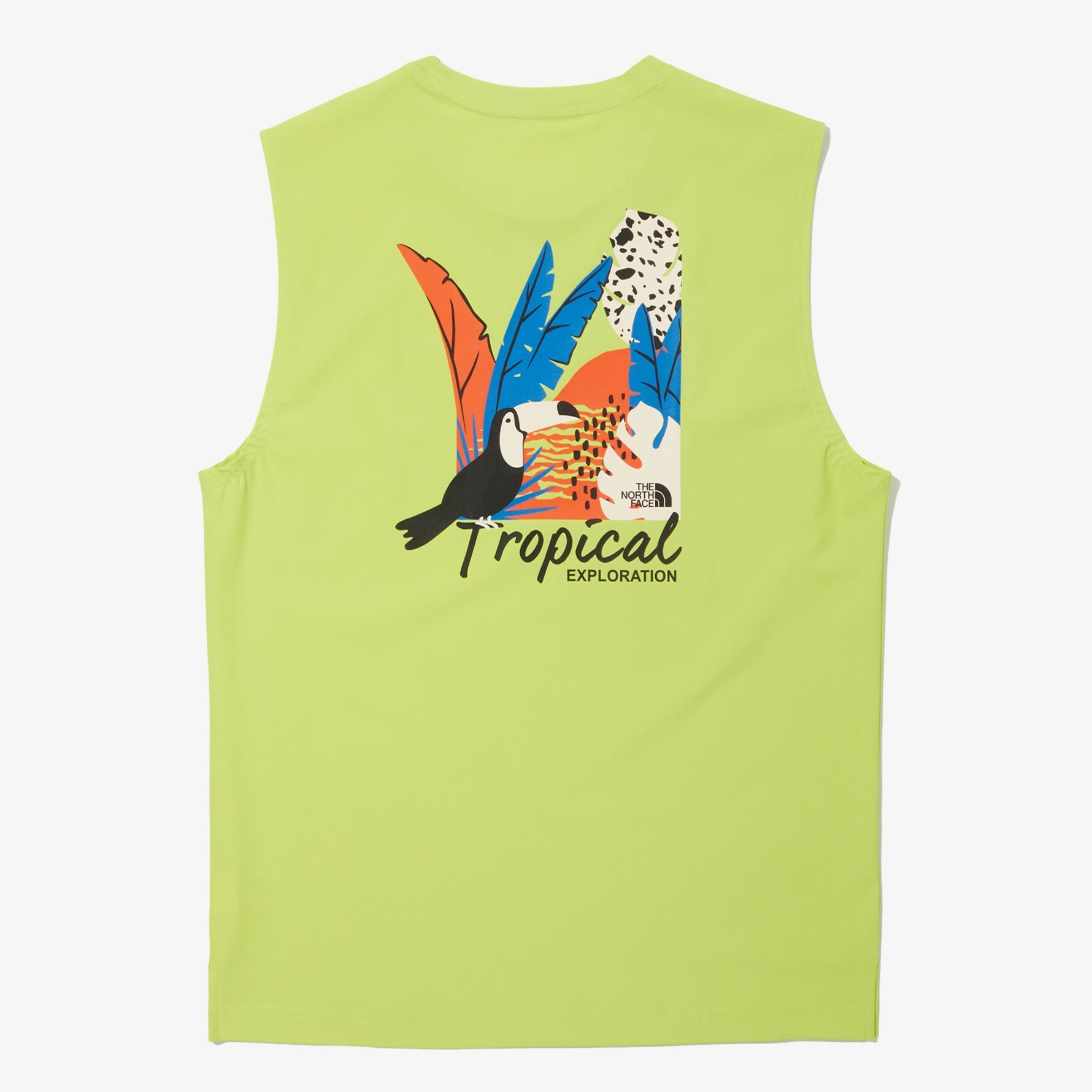 THE NORTH FACE 白標限定 SURFSIDE 衝浪 無袖 運動背心 檸檬綠 NT7VN00K