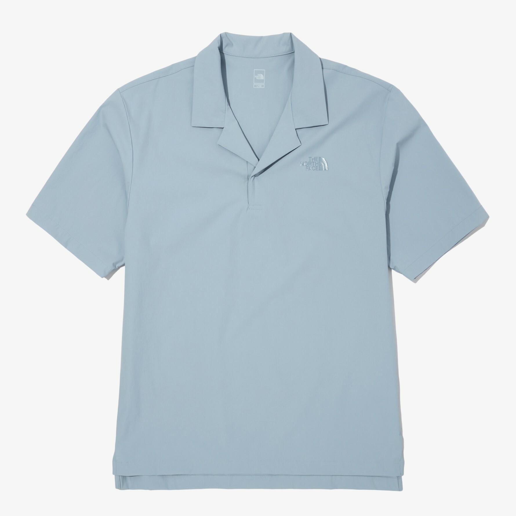 THE NORTH FACE DAY ALL-ROUND 機能 速乾 短袖 POLO衫 淺藍 NT7PN00B
