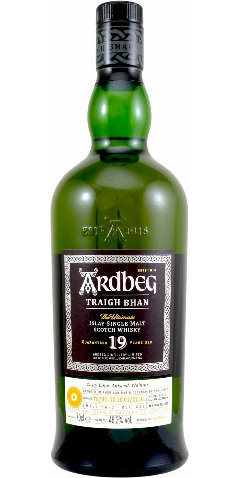Ardbeg 19YO Traigh Bhan Batch 03 46.2% @