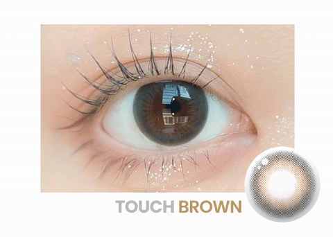 DooNoon Touch 1 Month 月拋彩妝隱形眼鏡｜每盒2片 (Brown)