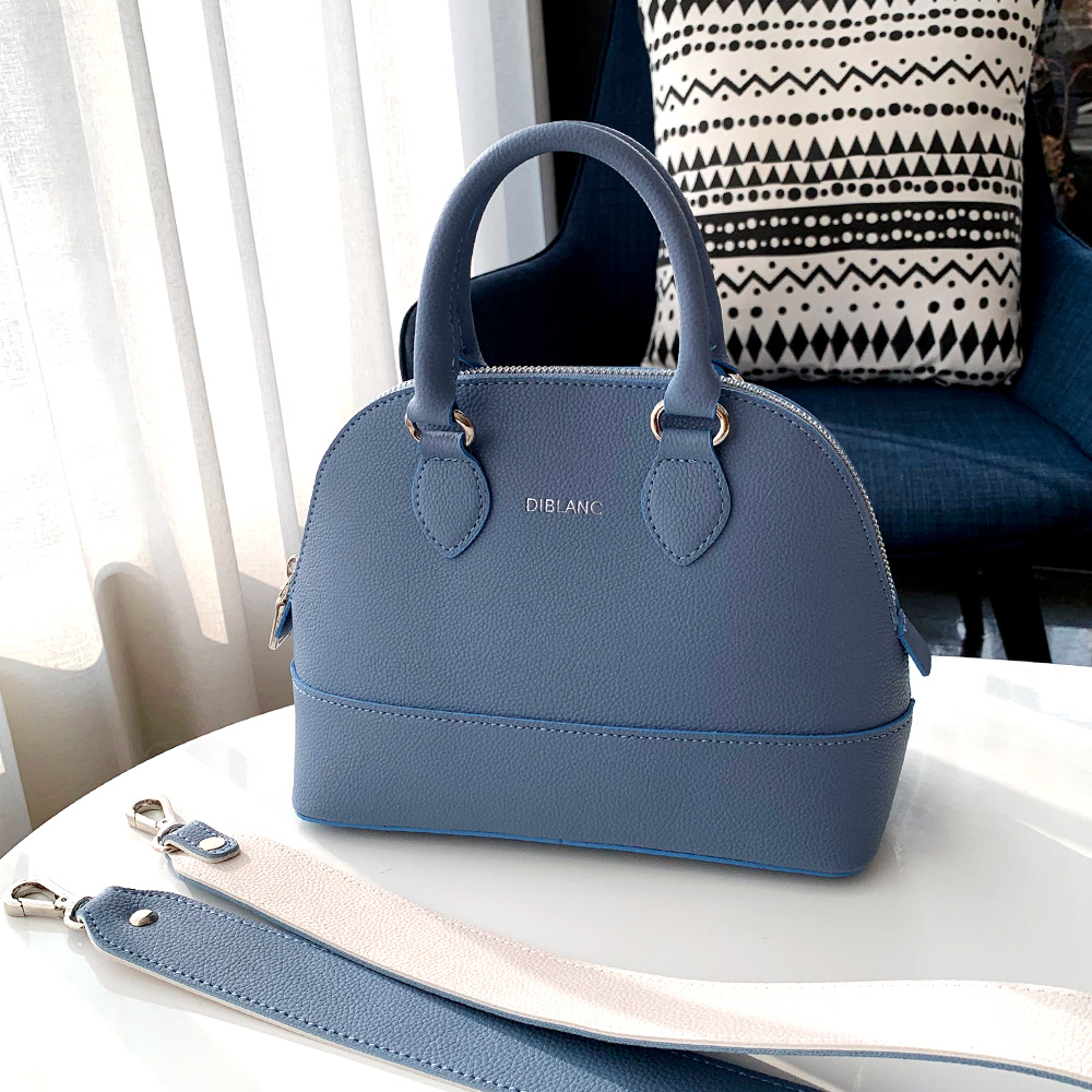 DIBLANC Rose Silver Tote Cross Bag