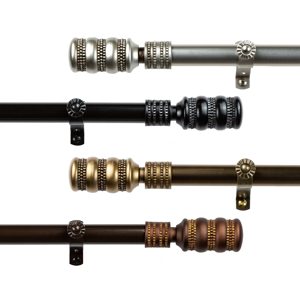 20.7mm│典雅獨特│伸縮窗簾桿架│4色2尺寸