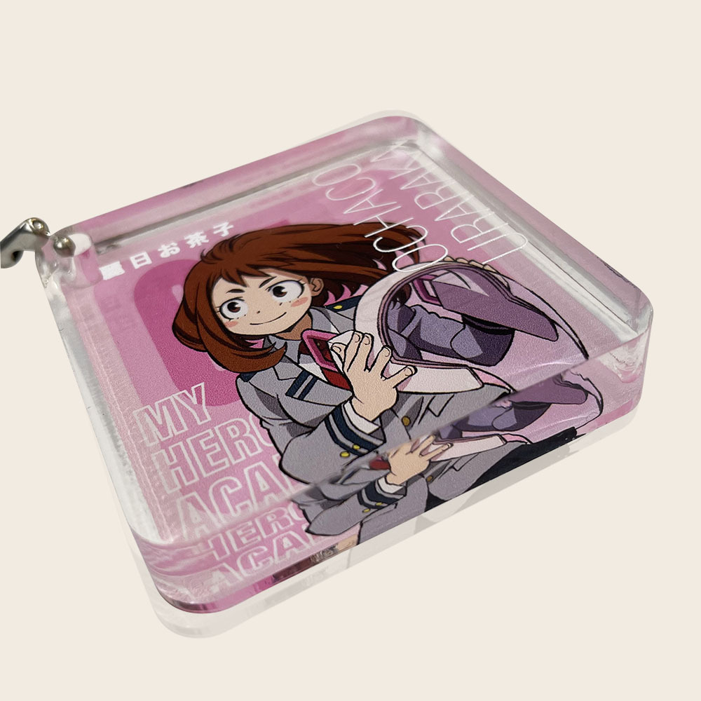 我的英雄學院-方形鑰匙圈-麗日