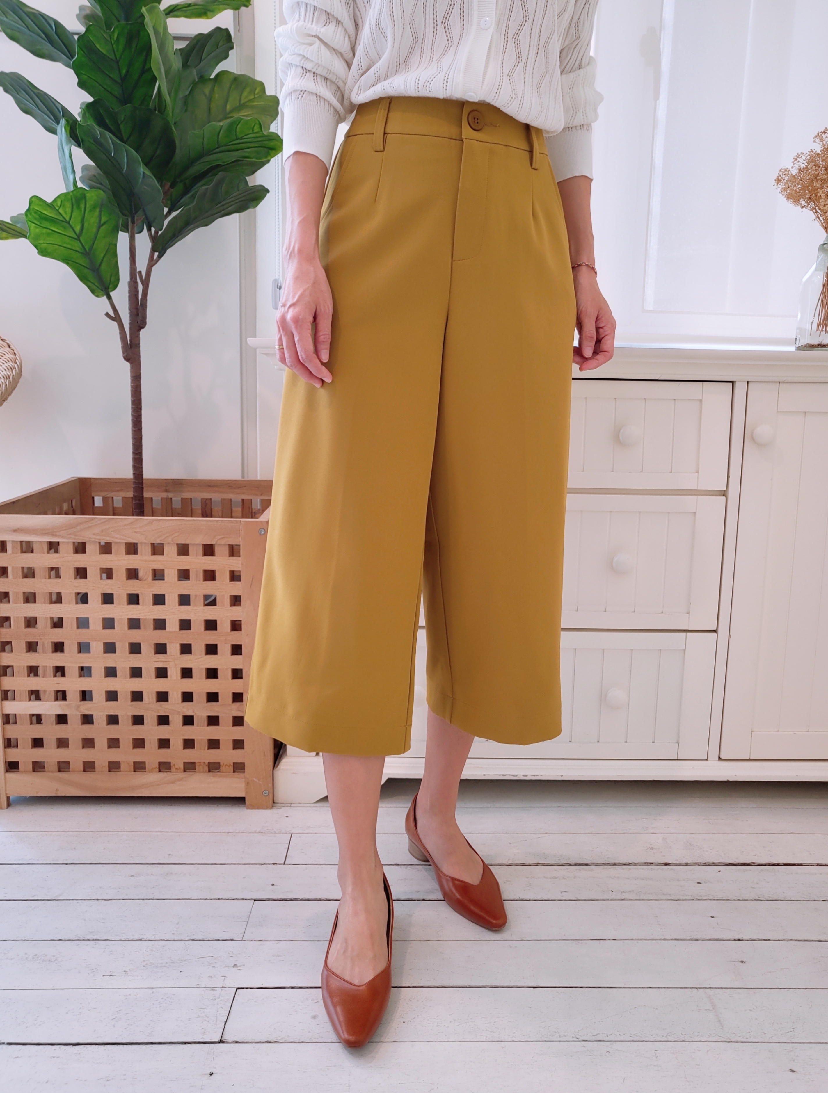 3 QUARTER ANKLE CULOTTES PANT