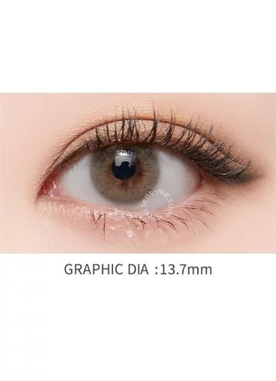 [預訂][日拋] Lensme Makeover 1 Day Trendy 每日拋棄彩妝隱形眼鏡 (Milkin Gray)