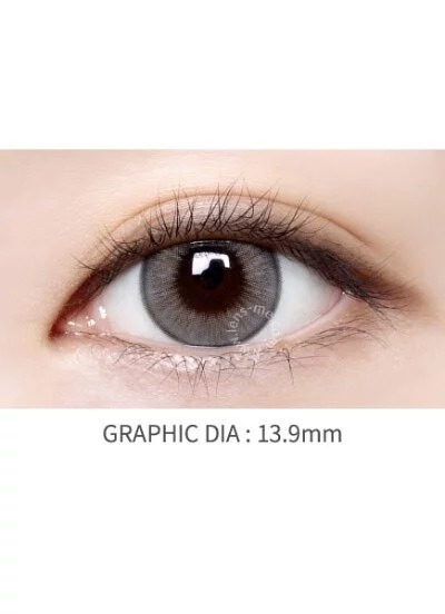 [預訂][日拋] Lensme Makeover 1 Day Trendy 每日拋棄彩妝隱形眼鏡 (Politan Gray)