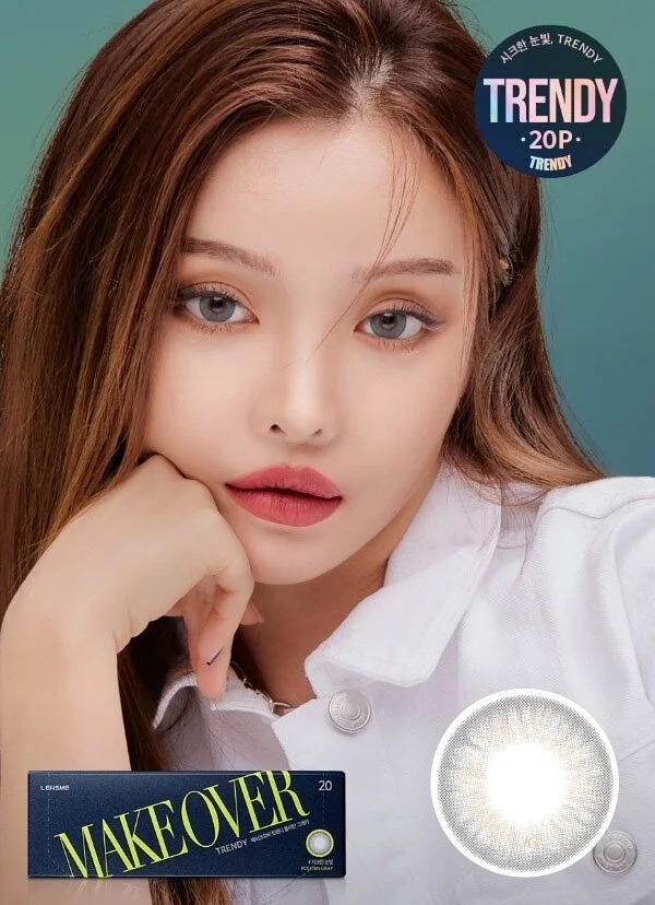 [預訂][日拋] Lensme Makeover 1 Day Trendy 每日拋棄彩妝隱形眼鏡 (Politan Gray)