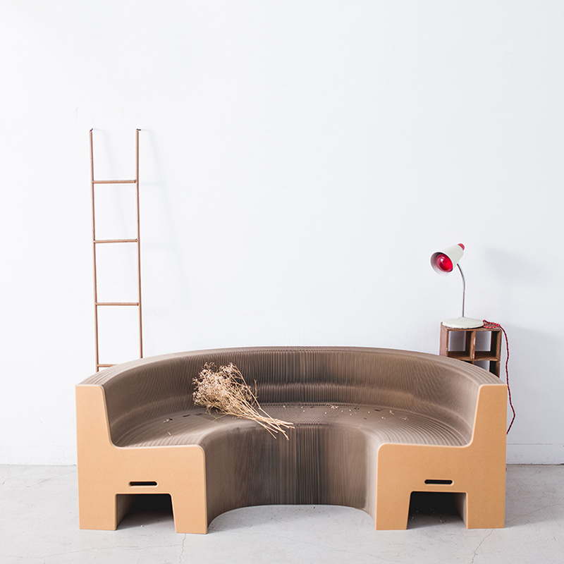 台灣 洛陽紙櫃｜Earth Sofa 蜂巢沙發 再生灰