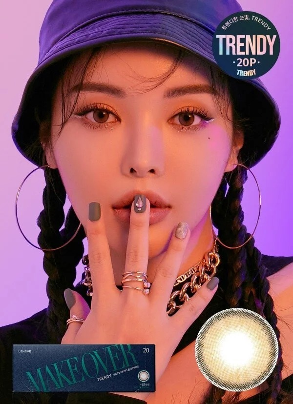 [預訂][日拋] Lensme Makeover 1 Day Trendy 每日拋棄彩妝隱形眼鏡 (Holive Brown)