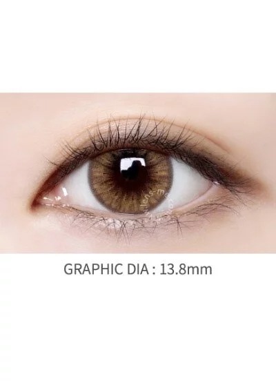 [預訂][日拋] Lensme Makeover 1 Day Trendy 每日拋棄彩妝隱形眼鏡 (Weeki Brown)