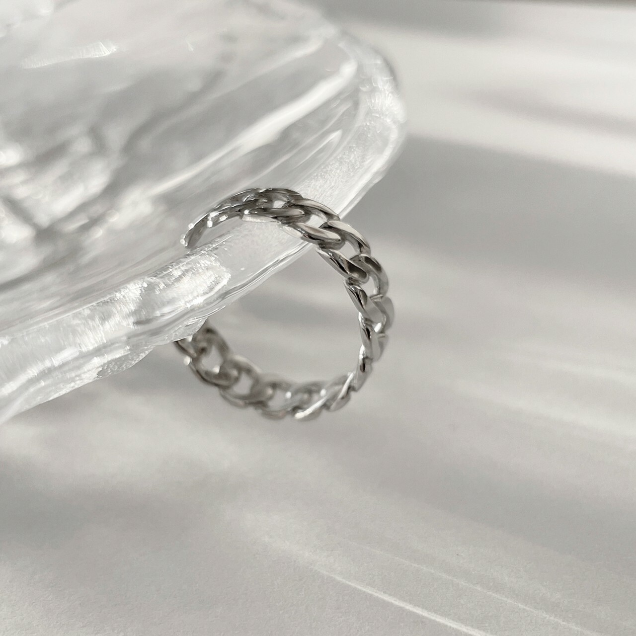 │簡約│個性鎖鏈 • 開口戒 • 純銀戒指 • 925silver