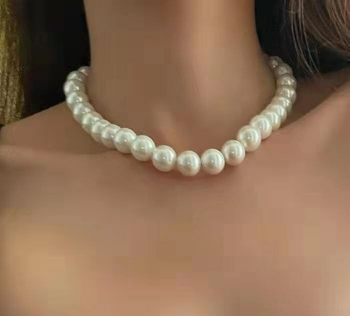 #Natural Pearl Necklace  14MM, 16MM  长度：40CM
