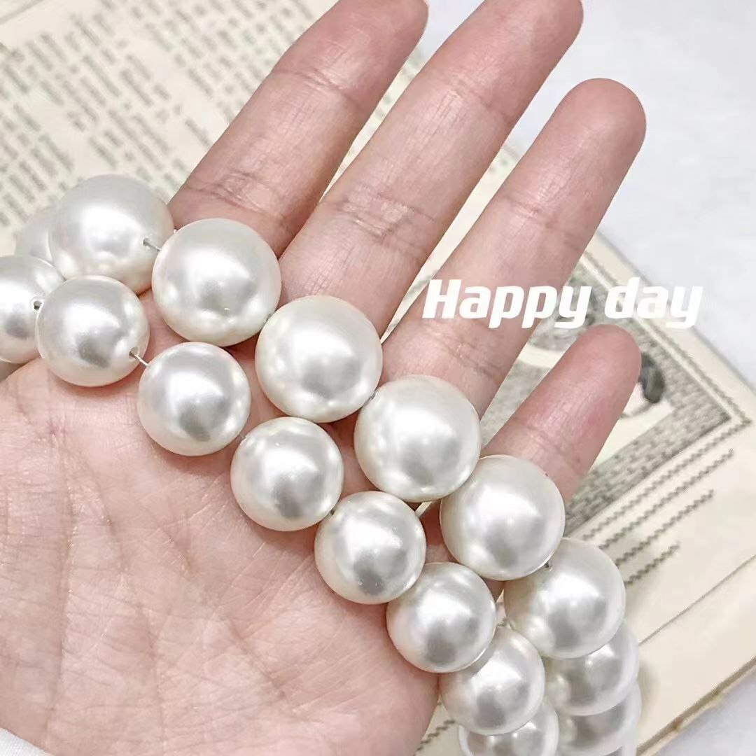 #Natural Pearl Necklace  14MM, 16MM  长度：40CM