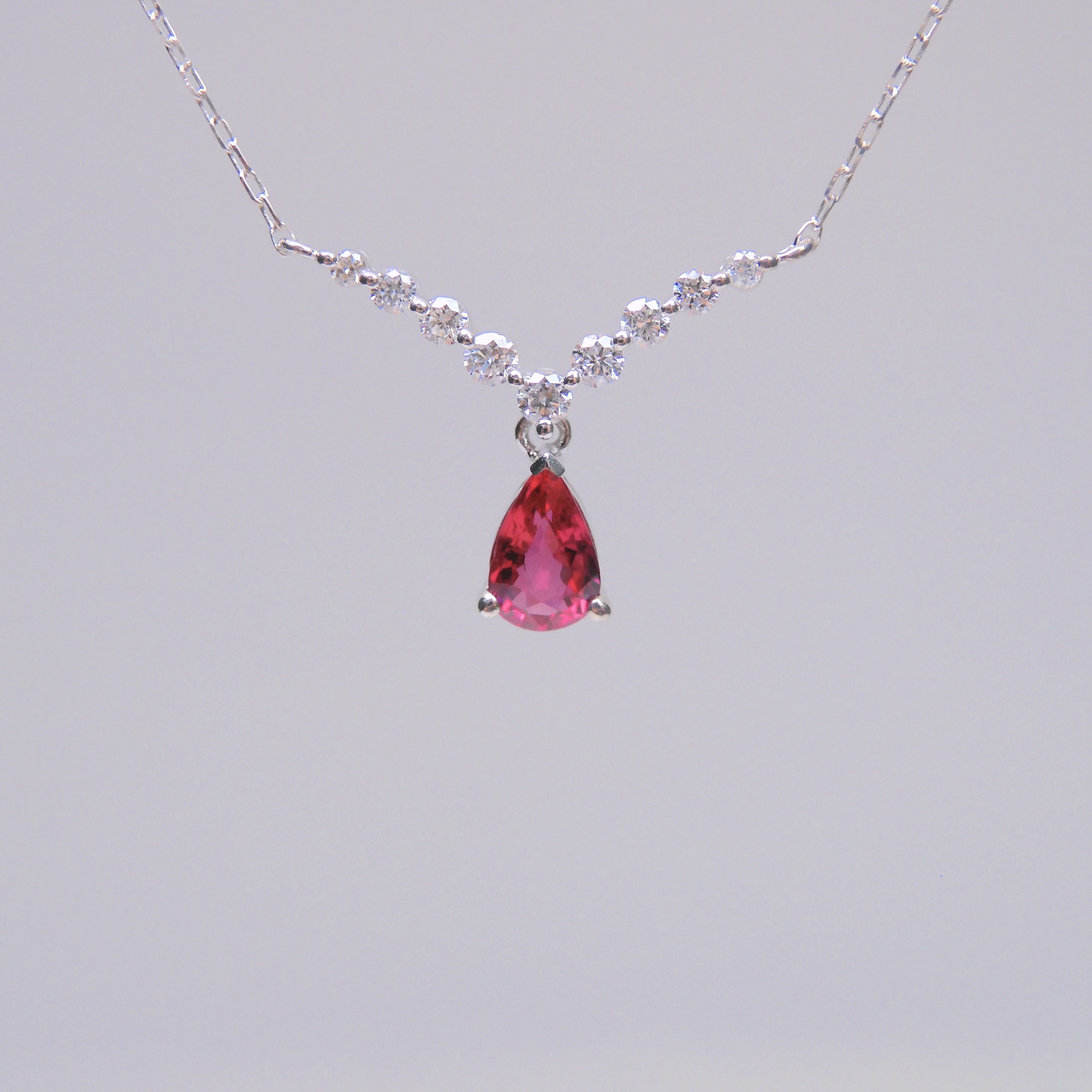 18K金 0.45ct 紅寶石項鏈