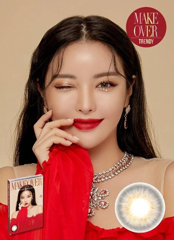 [預訂][日拋] Lensme Makeover 1 Day Trendy 每日拋棄彩妝隱形眼鏡｜每盒4片 (Besnity Gray)