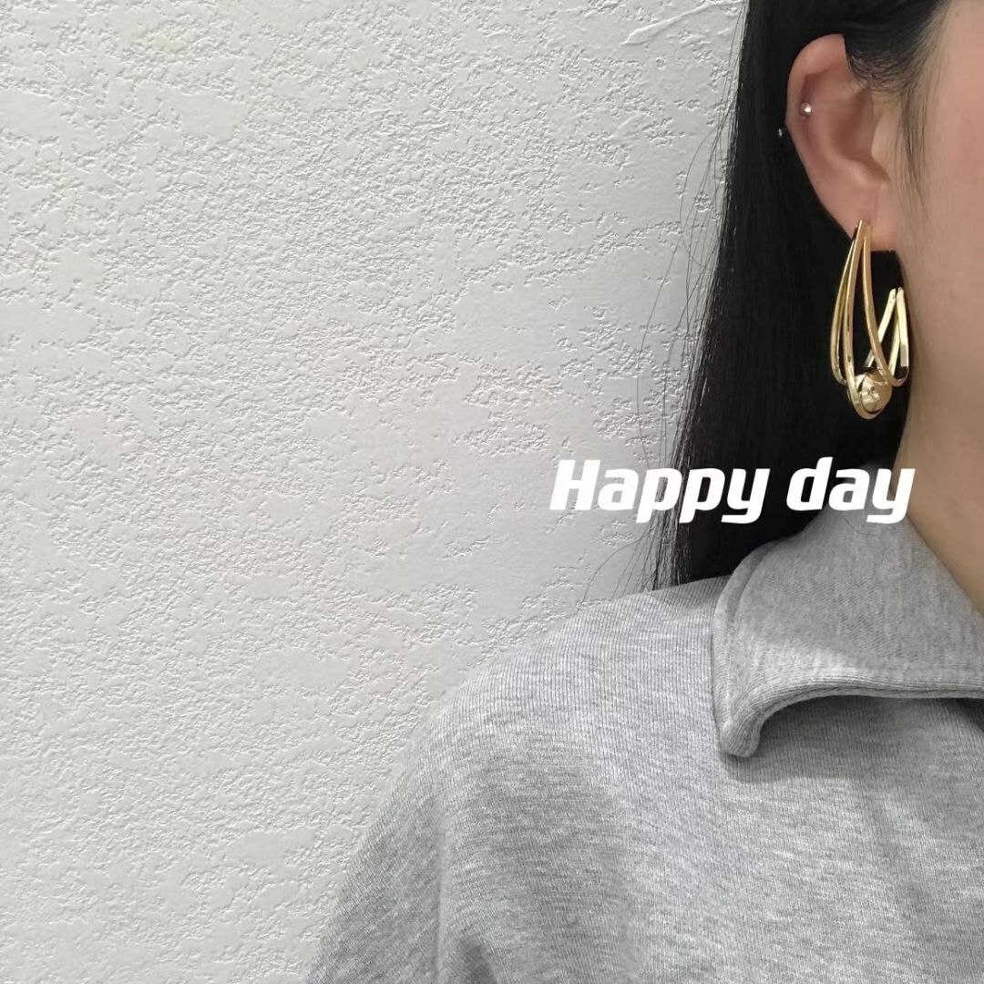 韩国Happy day饰品 防敏针