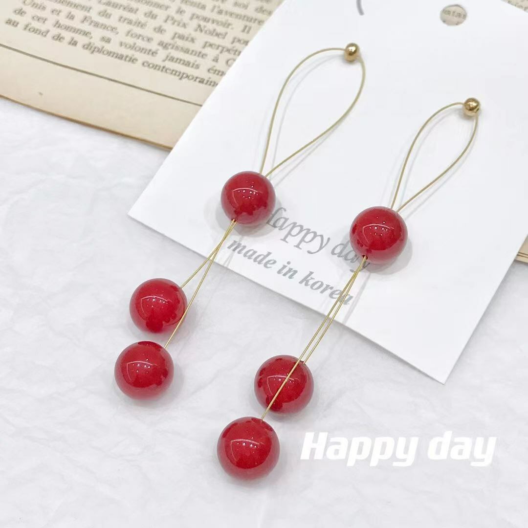 韩国Happy day饰品 银针