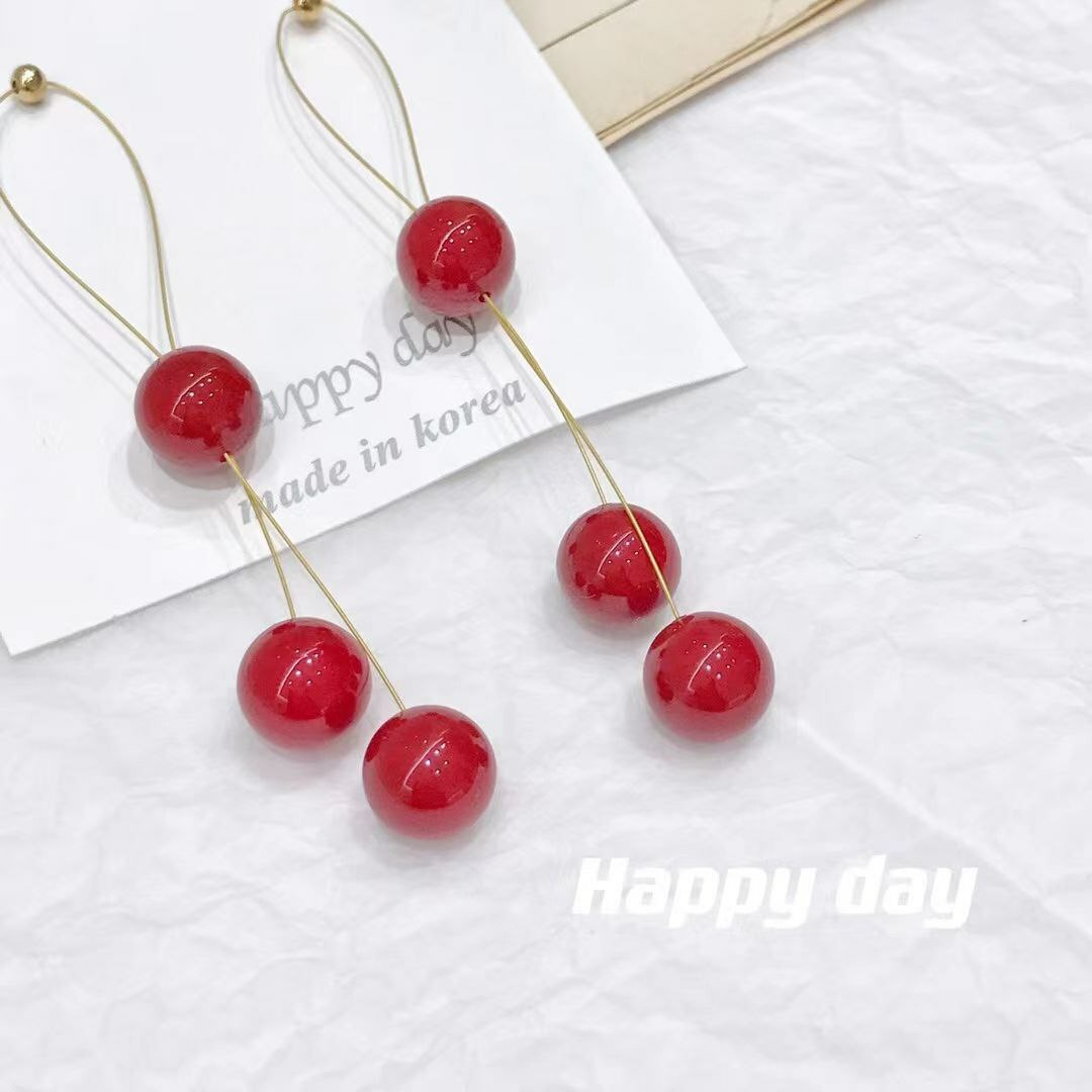 韩国Happy day饰品 银针