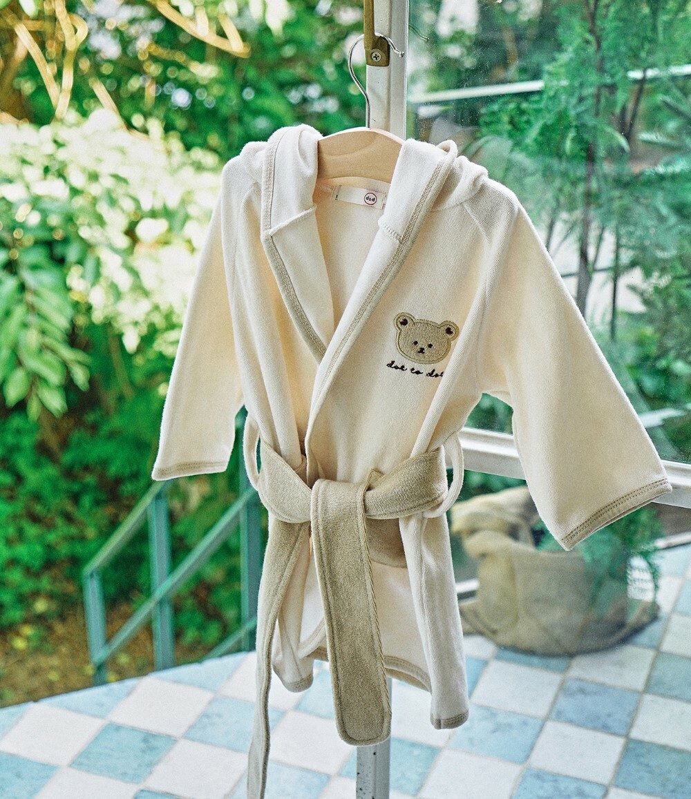 Dot to Dot Animal friends 夏季浴袍