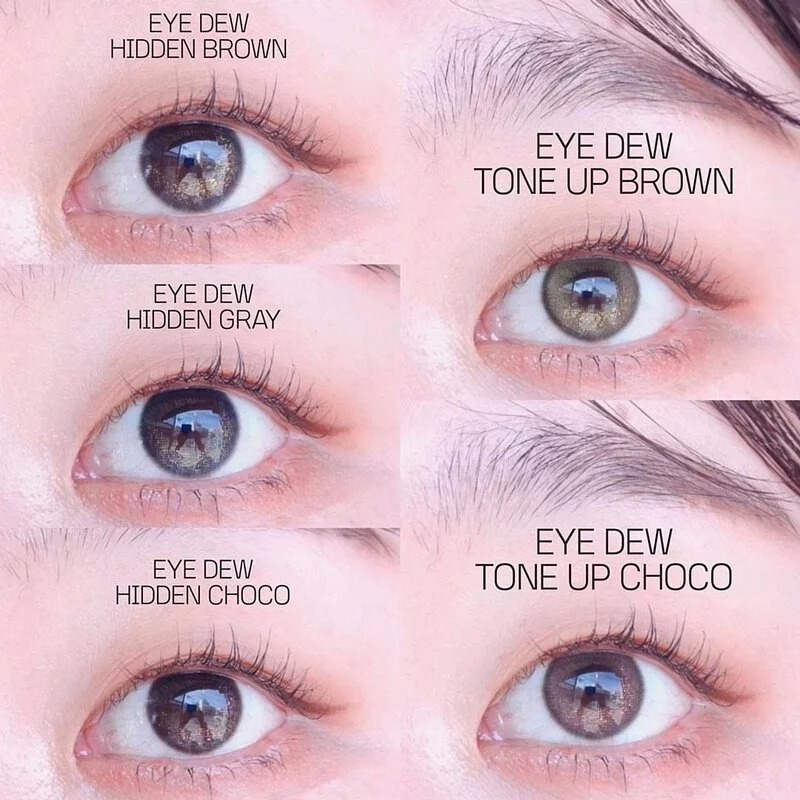 [預訂][月拋] LENSME Hidden Lighting Eye Dew 每月拋棄彩妝隱形眼鏡｜1片