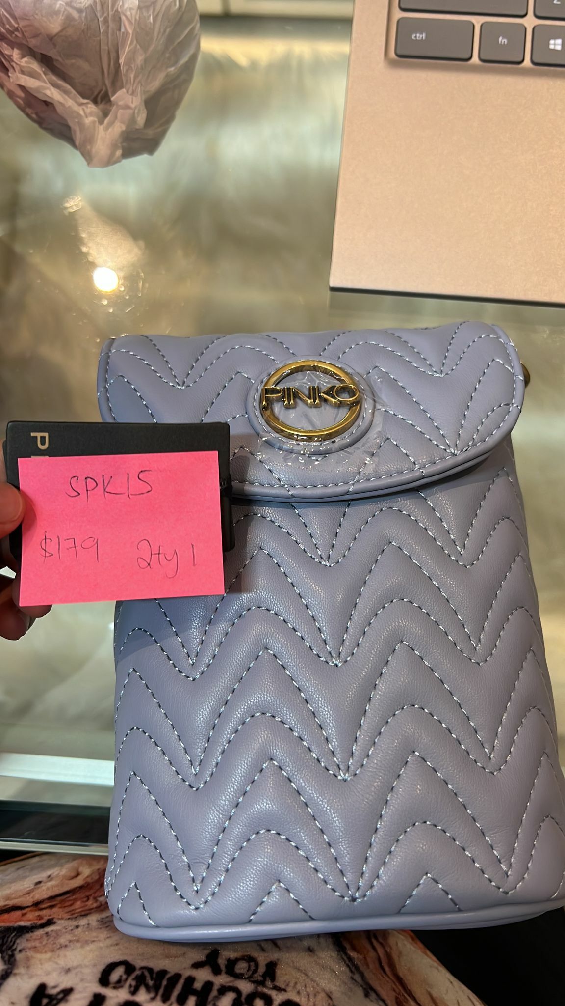 [S] PINKO CAMELIA POUCH, PURPLE, 8055209679078 (SPK15)