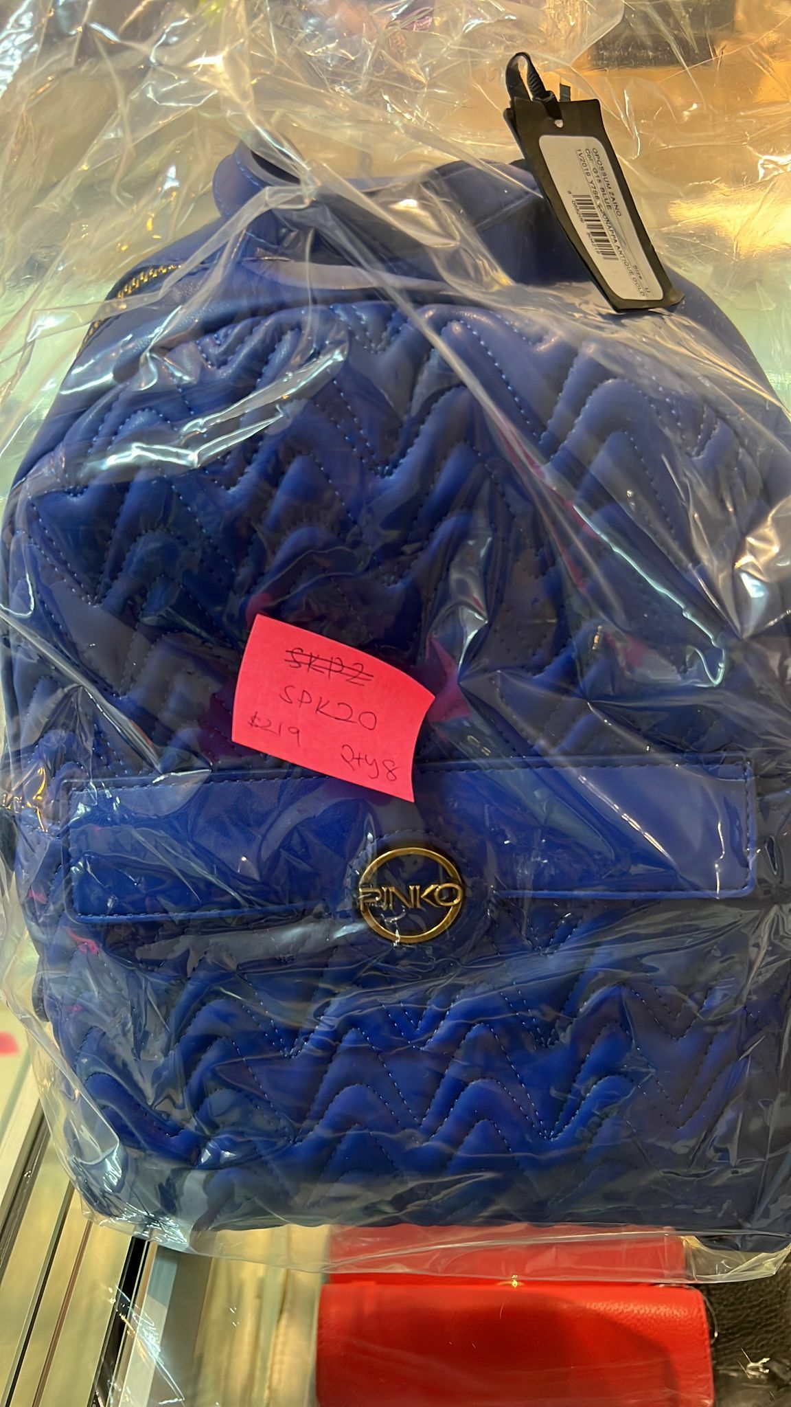 [S] PINKO OPPOSUM ZAINO, BLUE, 8055209504219 (SPK20)