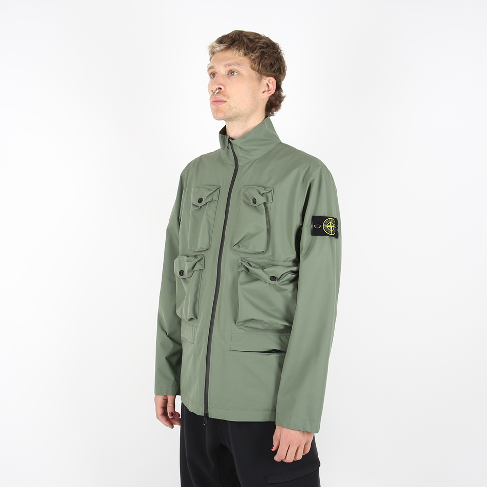 Stone Island 防撕裂 GORE-TEX 可收納夾克 外套 鼠尾草綠