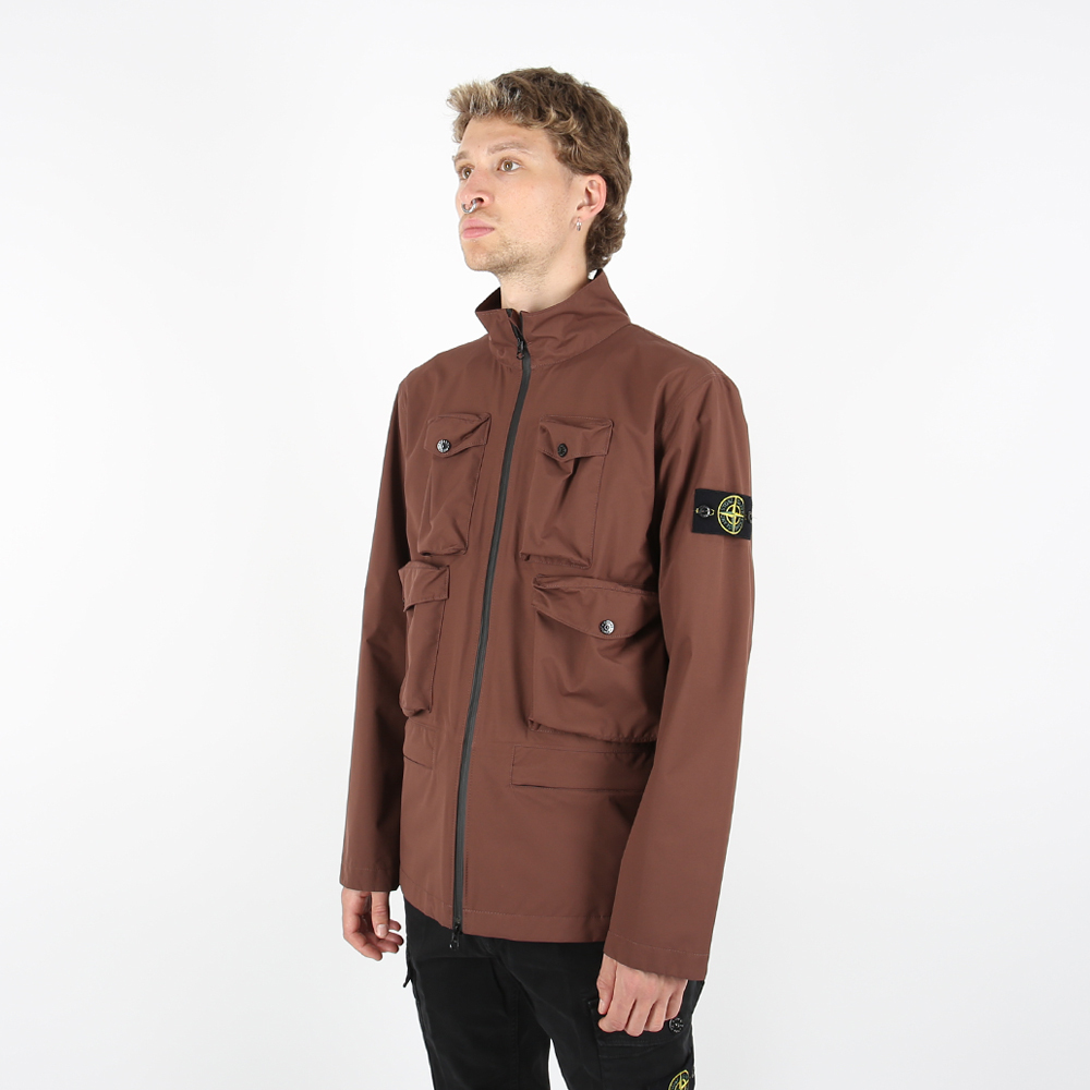 Stone Island 防撕裂 GORE-TEX 可收納夾克 外套 棕色