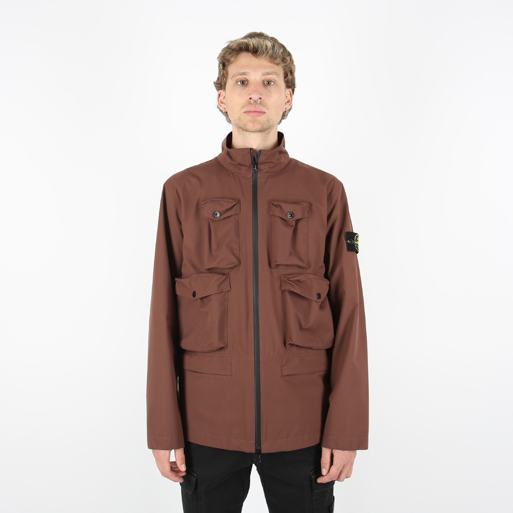 Stone Island 防撕裂 GORE-TEX 可收納夾克 外套 棕色