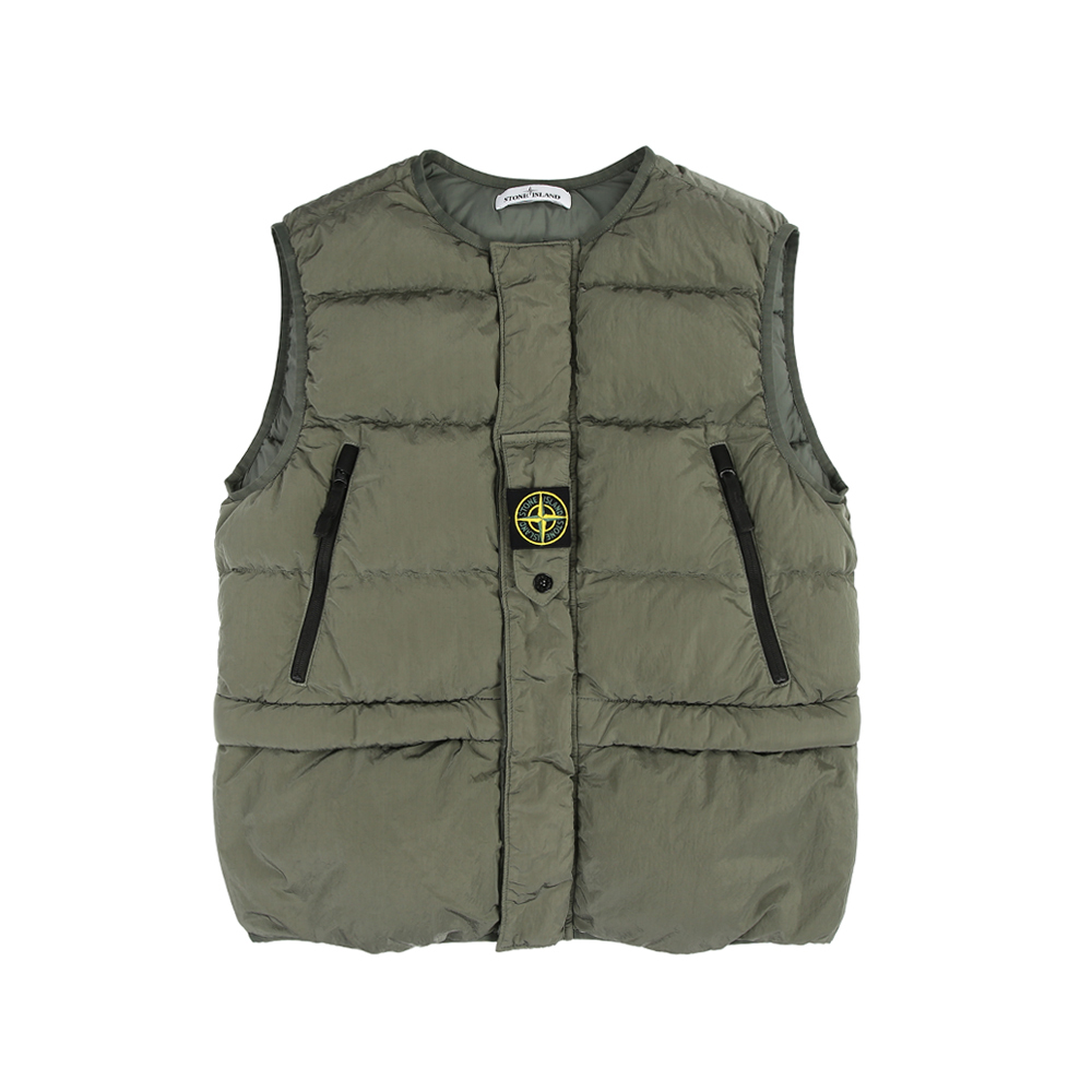Stone Island 兩穿式 羽絨夾克 連帽外套 背心 黑色