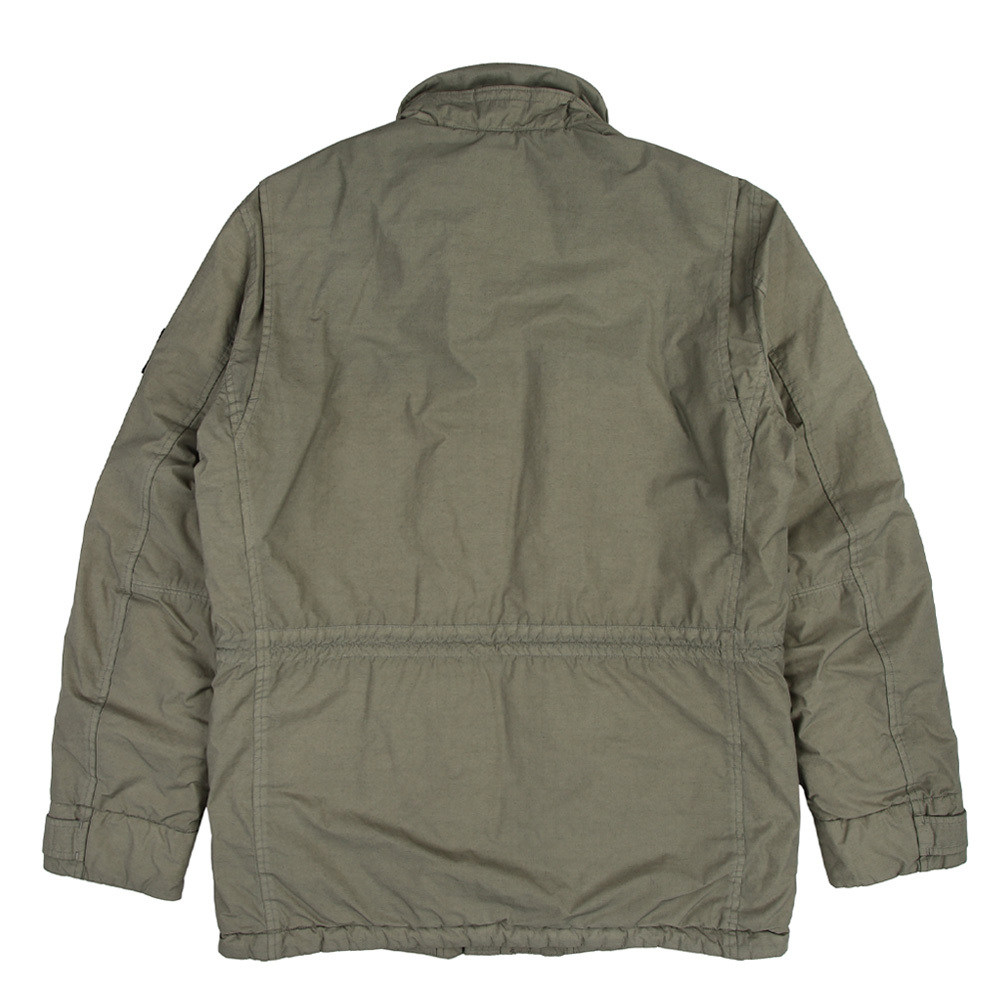 Stone Island 隱藏式立領 連帽外套 夾克 長袖 鼠尾草綠