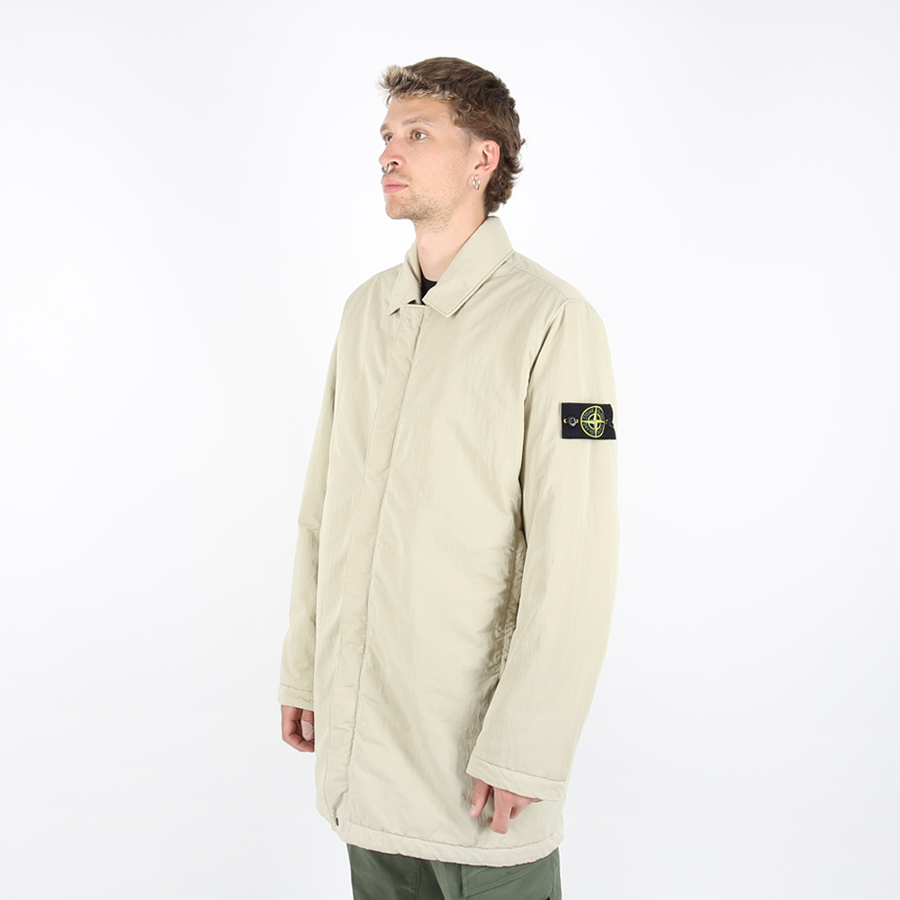Stone Island 長版 大衣 外套 米色 意大利製造