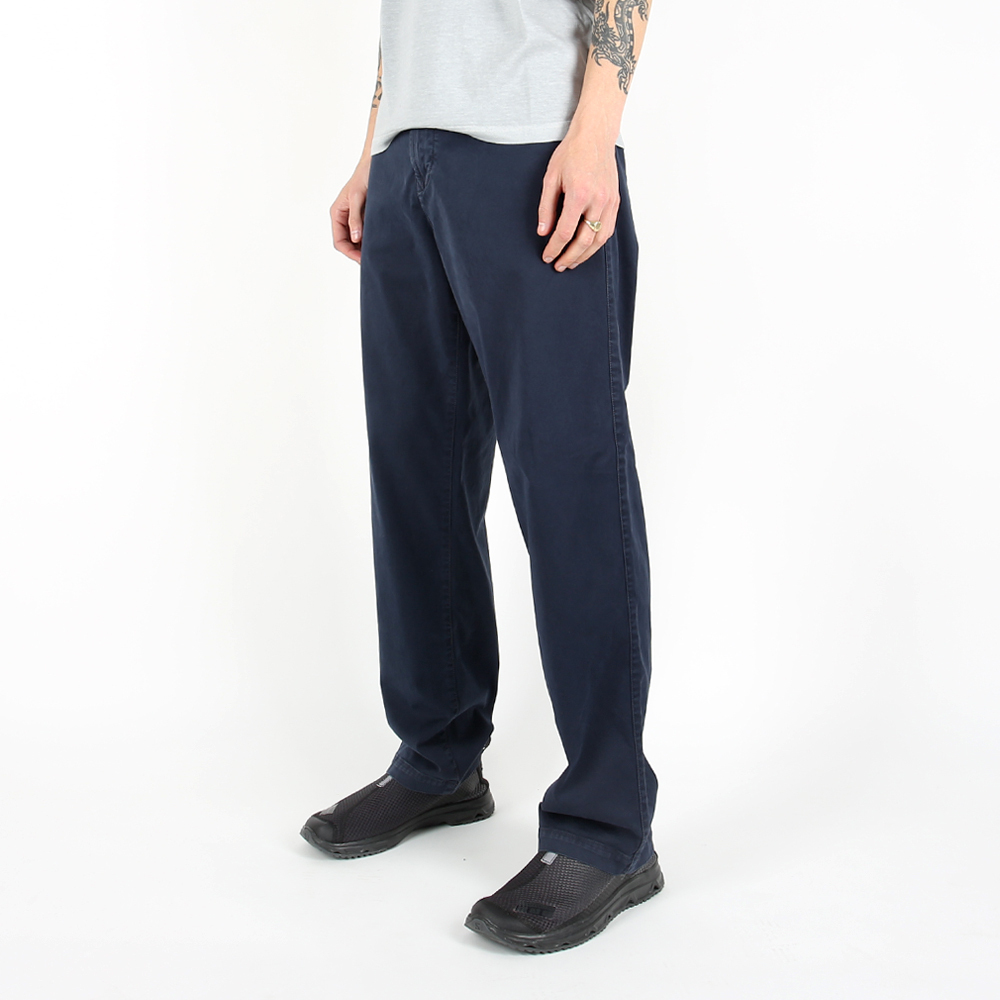 Stone Island 刺繡LOGO 褲子 長褲 墨水黑