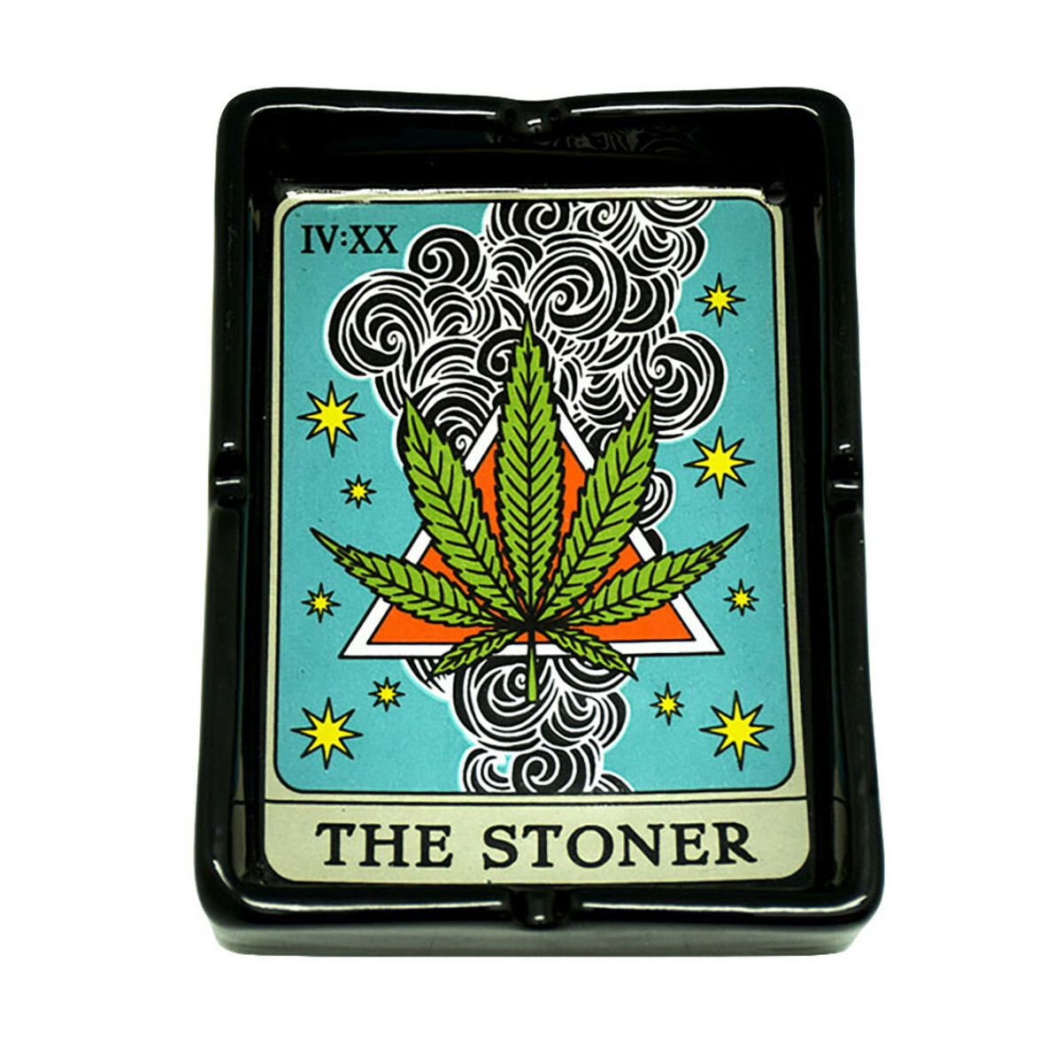 THE STONER TAROT CARD CERAMIC ASHTRAY