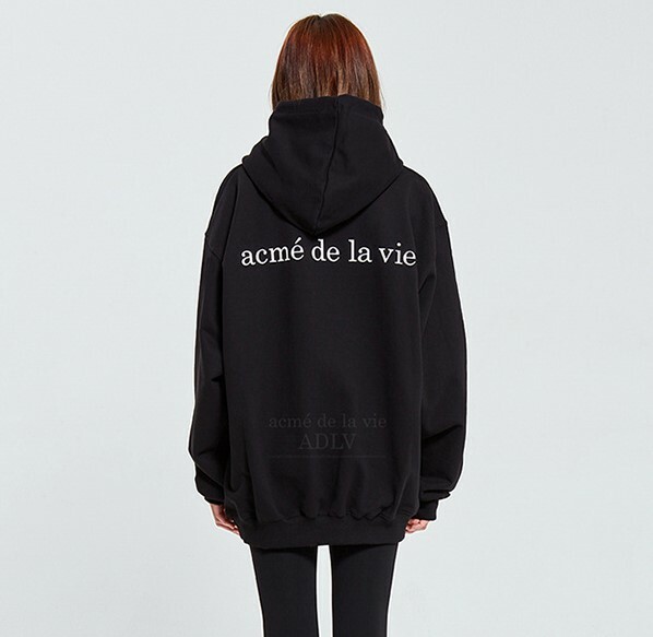 ACME DE LA VIE  BABY FACE 帽T 長袖 黑 ADLV-21SS-HDBKBF-D1R