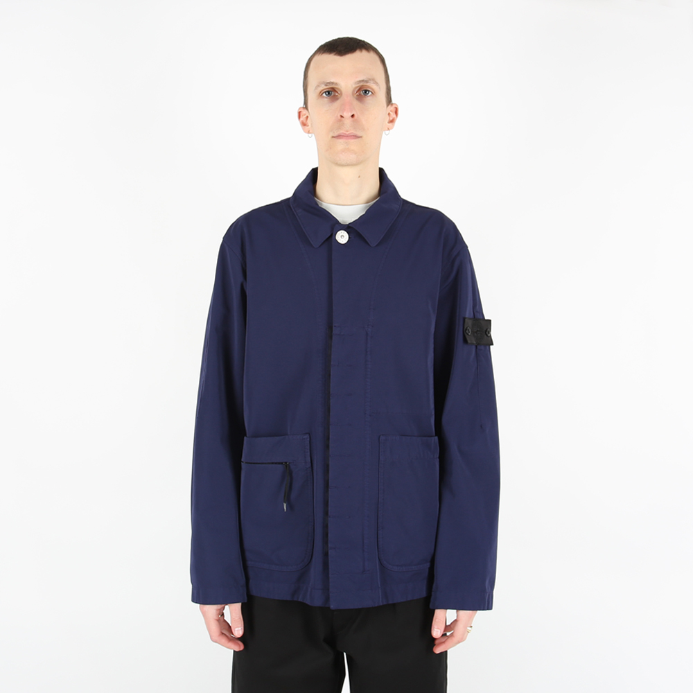 Stone Island 可拆卸羅盤LOGO 外套 夾克 寶藍色