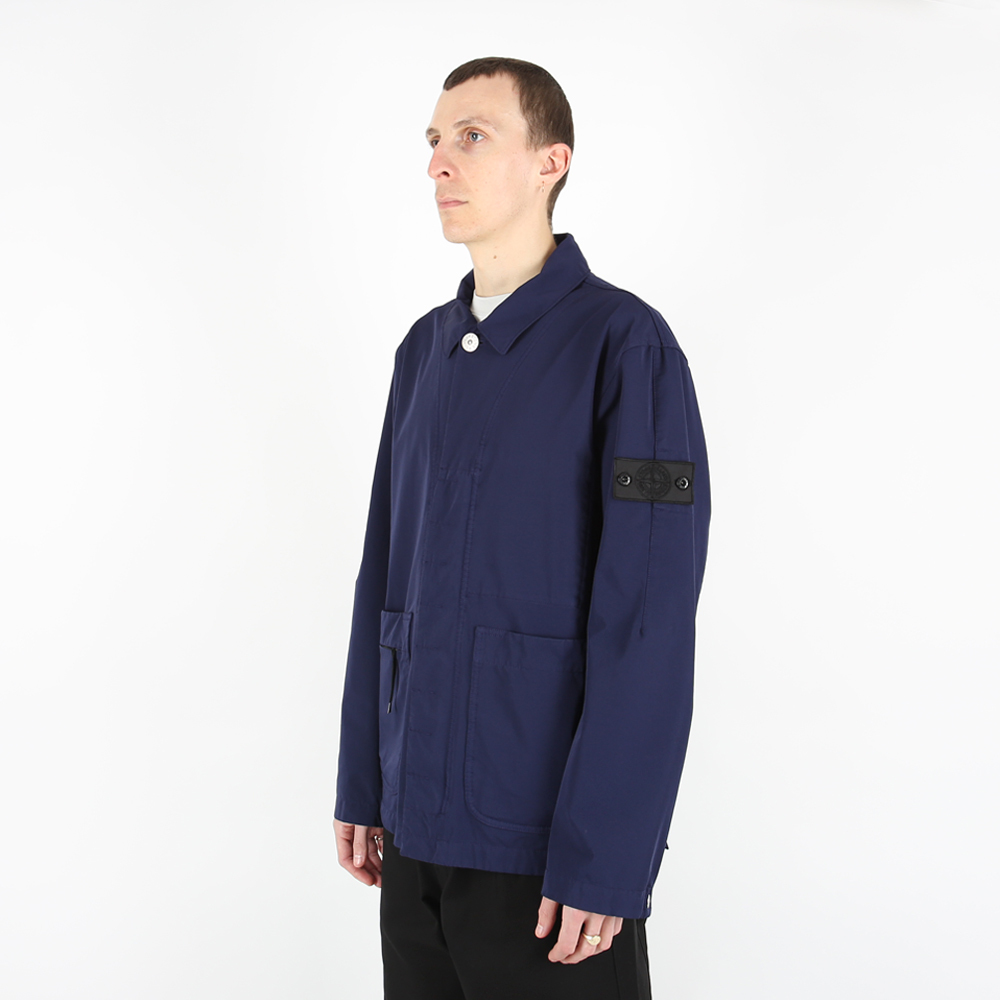 Stone Island 可拆卸羅盤LOGO 外套 夾克 寶藍色