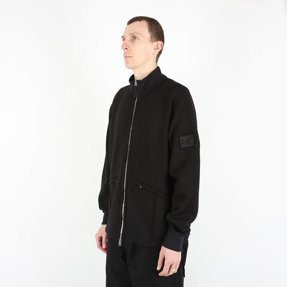 Stone Island 可拆卸羅盤LOGO 外套 夾克 衛衣 黑色