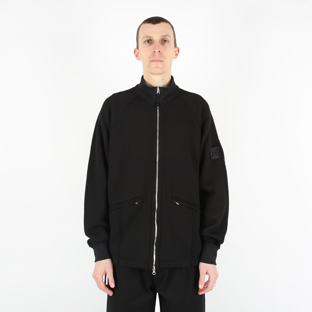 Stone Island 可拆卸羅盤LOGO 外套 夾克 衛衣 黑色