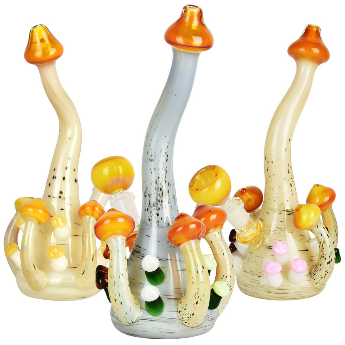 MUSHROOM CLUSTER WATER PIPE