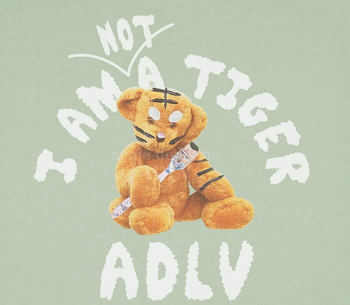 ACME DE LA VIE 小老虎圖案 短袖 短T 薄荷綠 ADLV-22SS-SSTTBD-MNT