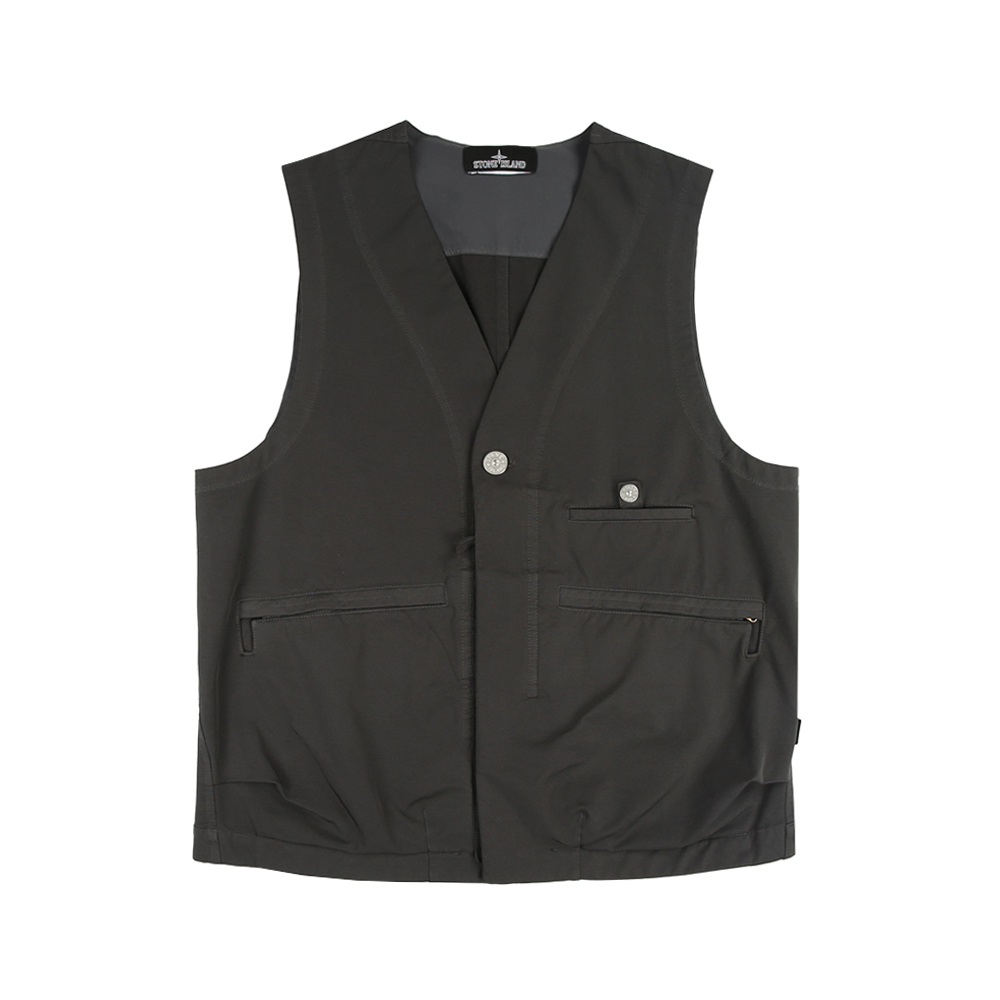 Stone Island 聚酰胺/彈性纖維 夾克 木炭色 工裝