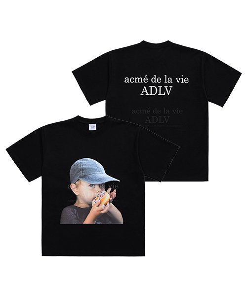 ACME DE LA VIE BABY FACE 球帽小孩 短袖 短T 黑 ADLV-21SS-SSBKBF-CPB