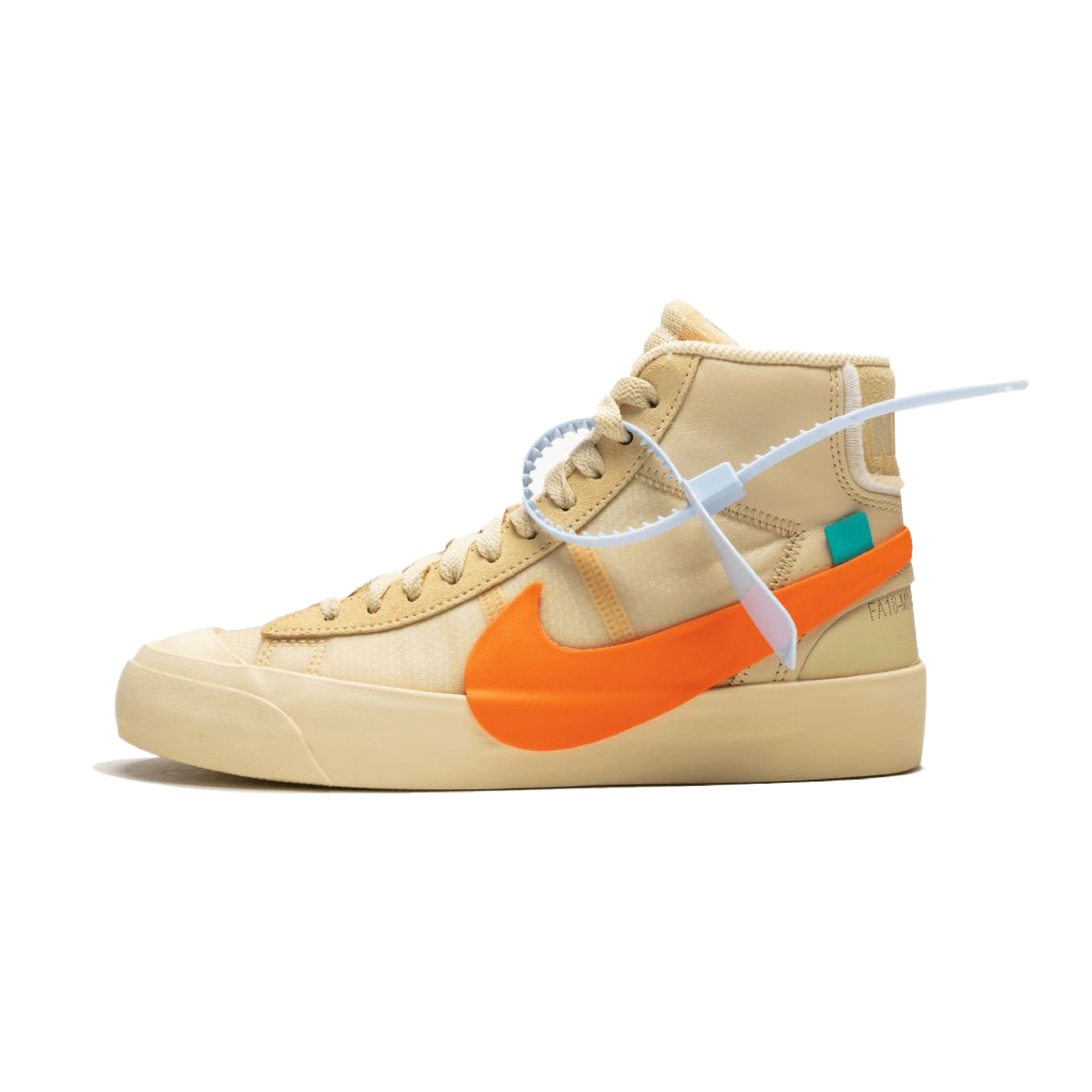 THE 10 : NIKE BLAZER MID 卡其色橘勾-AA3832 700