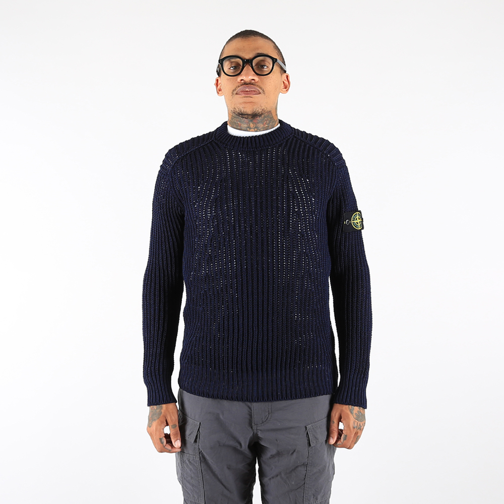 Stone Island 針織衫 長袖 深藍色