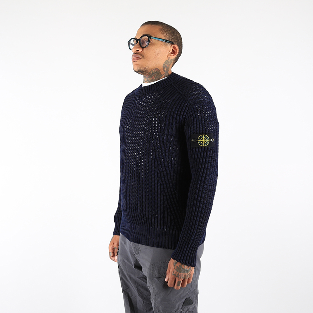 Stone Island 針織衫 長袖 深藍色
