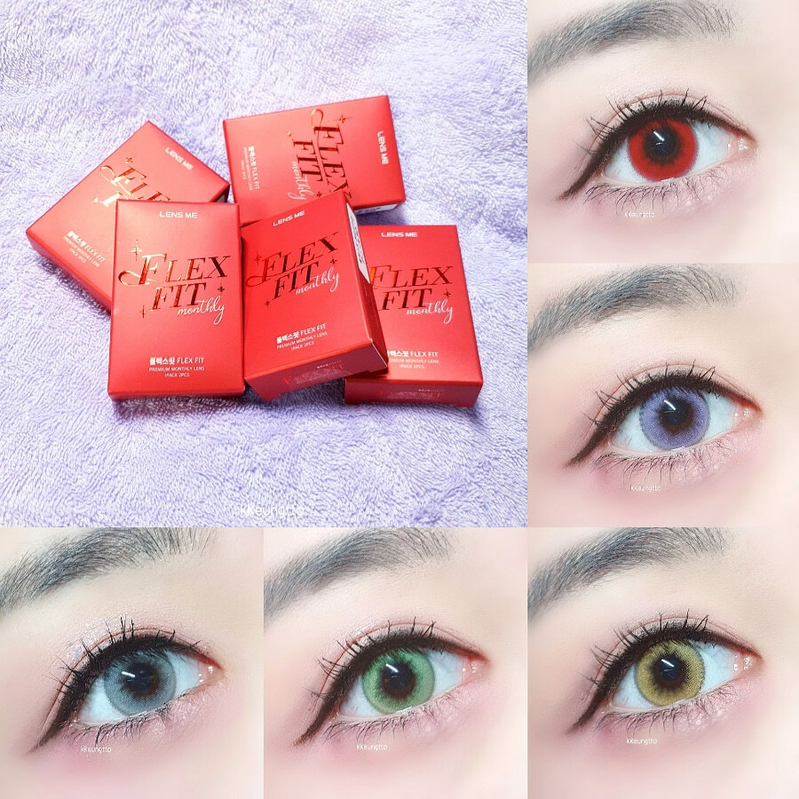 [預訂][月拋] Lensme Flex Fit 月拋彩妝隱形眼鏡｜每盒2片