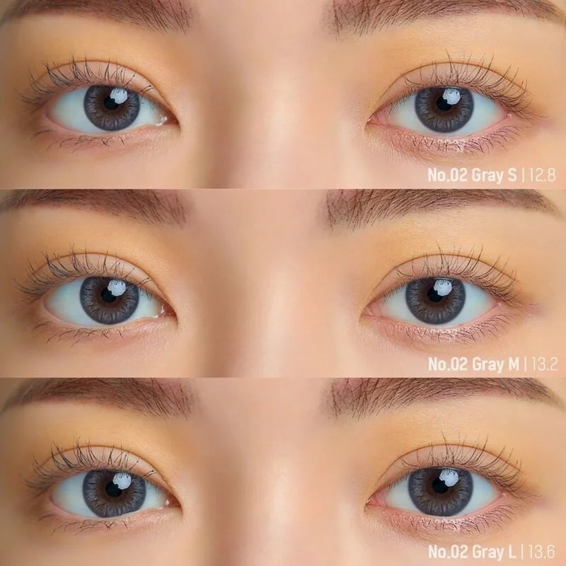 [預訂][月拋] LENSME Custom Look No.02 每月拋棄彩妝隱形眼鏡｜2片 (Gray)