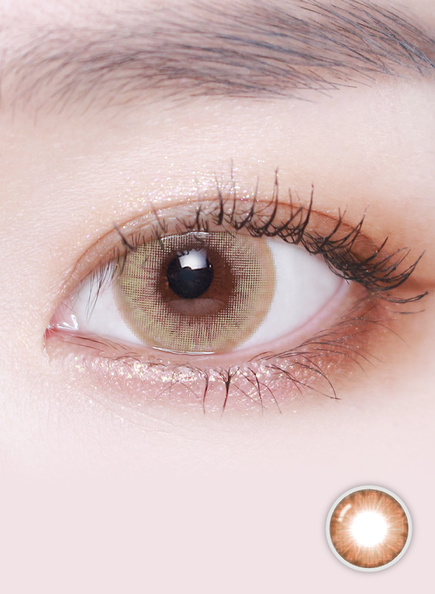 LensVery 1 Day Wonder Eye 每日即棄彩妝隱形眼鏡｜10片/盒 (Hazel)